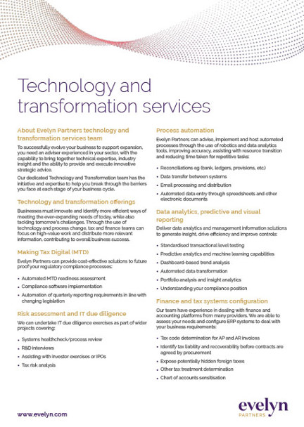 Guide Tax Technology Transformation Guide